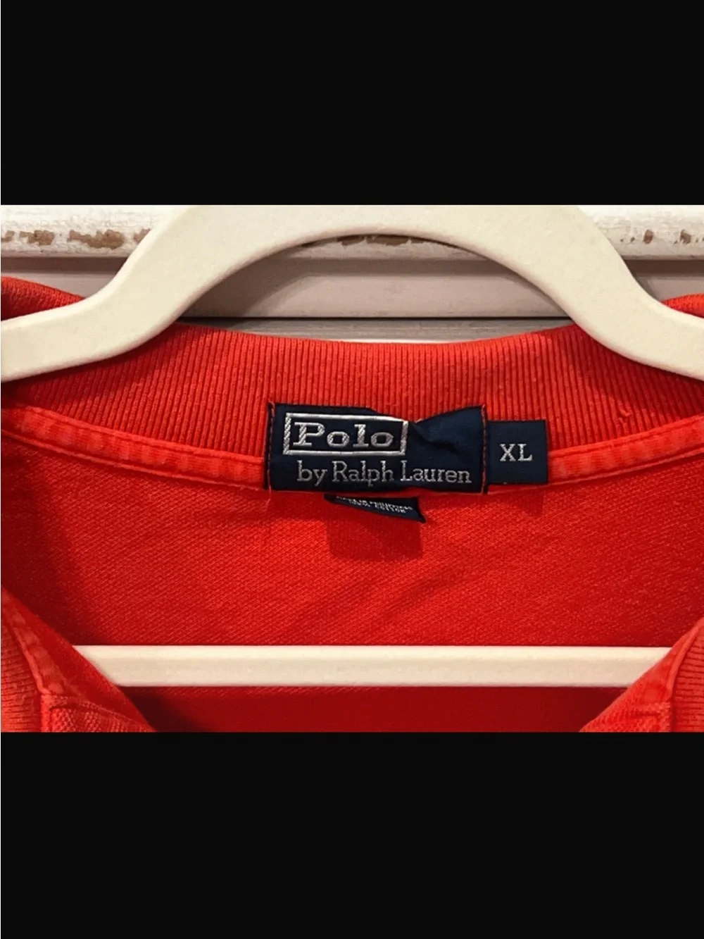 Ralph Lauren Red Short-Sleeve Polo with Navy Logo